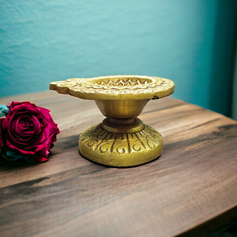 Tamas Brass Paan Diya With Stand